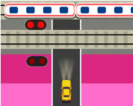 Traffic go taxi HTML5 játék