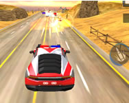 Police car chase crime racing games taxi HTML5 játék
