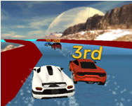 Water slide car stunt racing game 3d taxi HTML5 játék
