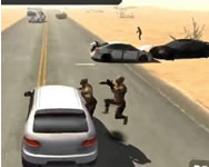 Zombie dead highway car race game taxi ingyen játék